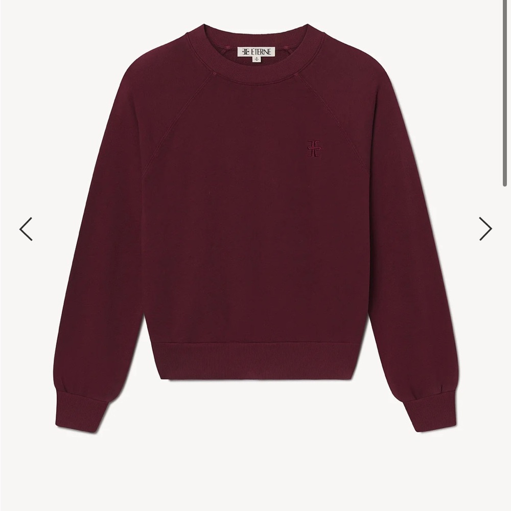 ETERNE SHRUNKEN RAGLAN SWEATSHIRT